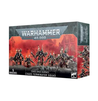 Warhammer 40k. Chaos Space Marines: Chaos Terminator Squad