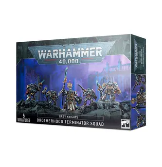 BROTHERHOOD TERMINATOR SQUAD grey knights WARHAMMER 40K games workshop CITADEL età 12+ Games Workshop - 1