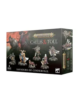 SAVIOURS OF CINDERFALL callis & toll SET DI 6 MINIATURE warhammer AGE OF SIGMAR età 12+ Games Workshop - 1
