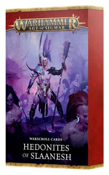 Warhammer Age of Sigmar - Warscroll Cards: Hedonites of Slaanesh