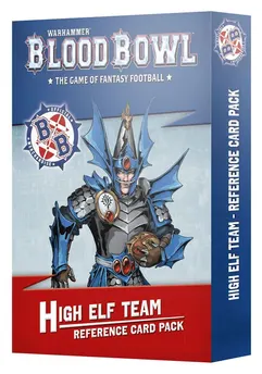Warhammer Blood Bowl - High Elf Team Reference Card Pack