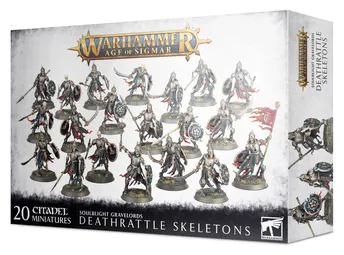 Warhammer Age of Sigmar - Soulblight Gravelord: Deathrattle Skeleton Warriors (old)