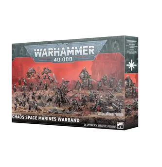 *Pre-Order* GW Warhammer 40K Chaos Space Marines Battleforce: Chaos Space Marines Warband *Releases Saturday, July 11th, 2026*