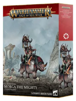 MORGA THE MIGHTY la possente GRANTIRANNA overtyrant OGOR MAWTRIBES warhammer AGE OF SIGMAR età 12+