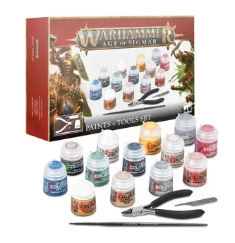 Games Workshop: Age of Sigmar - Paints & Tools Set (80-17-2)