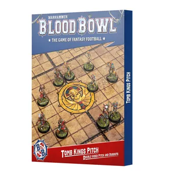 Games Workshop: Blood Bowl - Tomb Kings Pitch - Double-sided Pitch and Dugouts Set (202-60)