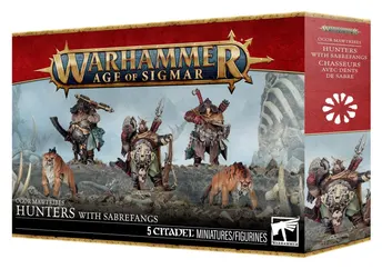 Games Workshop - Age of Sigmar - Ogor Mawtribes - Hunters with Sabrefangs (95-23)