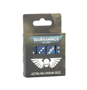 Games Workshop Warhammer 40K Astra Militarum Dice Set GWS 47-05