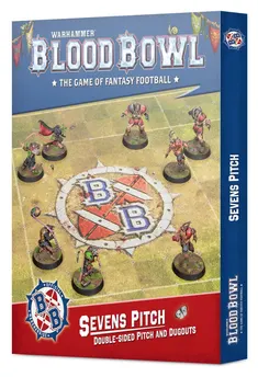 Games Workshop: Blood Bowl - Sevens Pitch: Double-sided Pitch and Dugouts (202-70)