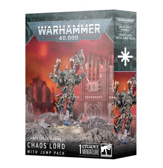 Games Workshop: Warhammer 40,000 - Chaos Space Marines - Chaos Lord with Jump Pack (43-101)