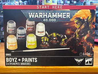Warhammer 40K Ork Boyz + Paint set