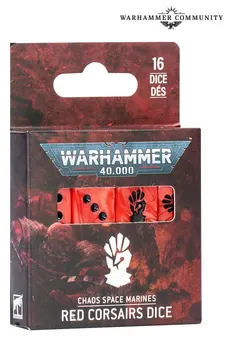 Chaos Space Marines Red Corsairs- Dice