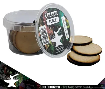 Colour Forge MDF Bases – 50mm Round (17)