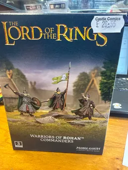 Middle Earth SBG: WARRIORS OF ROHAN COMMANDERS PREORDER 18.7.26