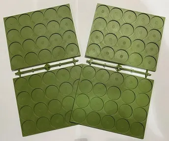 25mm Diameter Recessed Movement Trays (20 pladser)