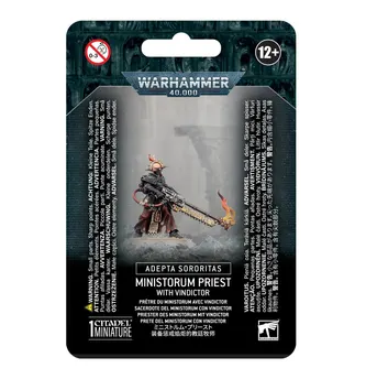 Warhammer 40,000 - Adepta Sororitas Ministorum Priest with Vindictor