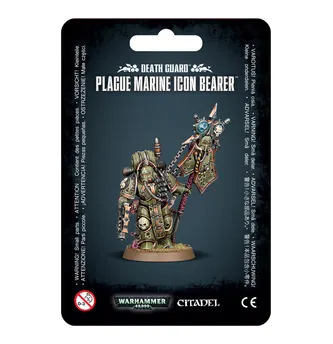 Warhammer 40K - Death Guard - PLAGUE MARINE ICON BEARER