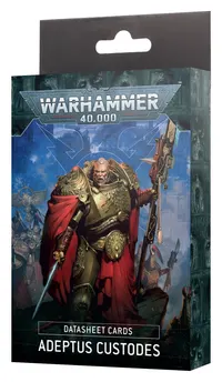 Warhammer 40k: Adeptus Custodes - Datasheet Cards (10th) (Eng)