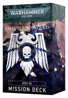 Warhammer 40.000 Chapter Approved Mission Deck 2025-26 (Vanha, käytetty)