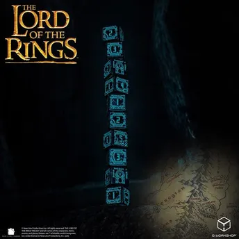 The Lord of the Rings: 10 D6 Dice Set Moria (Glow in the dark)