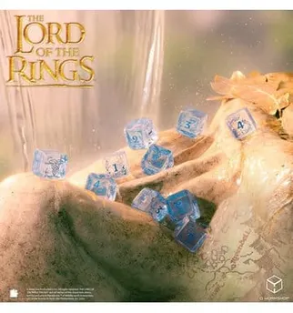 The Lord of the Rings: 10 D6 Dice Set Rivendell (Water)