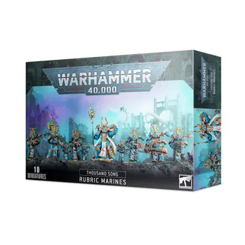 Warhammer 40K, Chaos Space Marines - Thousand Sons: Rubric Marines