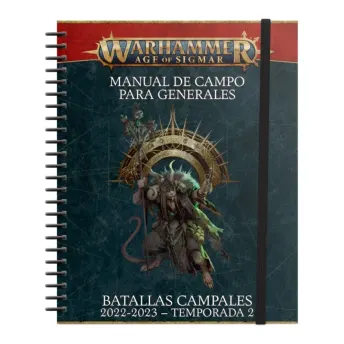 Manual de Campo Warhammer Age of Sigmar para Generales Batallas Campales 2022 2023 Temporada 2