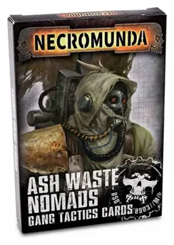 Cartas tácticas Necromunda Ash Waste Nomads Gang Inglés