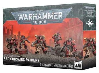 Warhammer 40K Chaos Space Marines Asaltantes Corsarios Rojos 5 Miniaturas