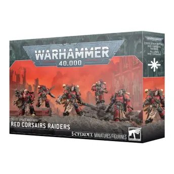 Warhammer 40K Chaos Space Marines Asaltantes Corsarios Rojos 5 Miniaturas