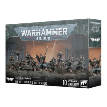 Warhammer 40K Astra Militarum Korps de la Muerte de Krieg 10 Miniaturas
