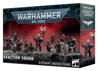 Warhammer 40K Imperial Agents Escuadra de Exacción 11 Miniaturas