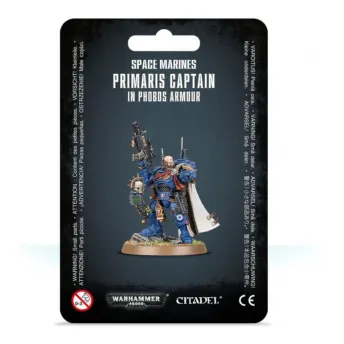 Warhammer 40K Spaces Marines Capitán en armadura Phobos