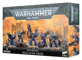 Warhammer 40K Spaces Marines Escuadra de Desoladores 5 Miniaturas