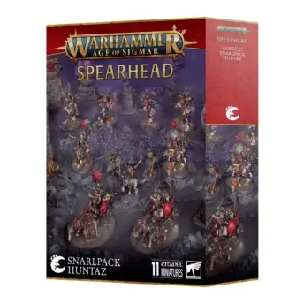 Warhammer Age of Sigmar Punta de lanza Gloomspite Gitz Gruñemanada de Kazadore 11 Miniaturas