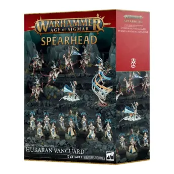 Warhammer Age of Sigmar Punta de lanza de Lumineth Sobe 17 Miniaturasranos Vanguardia Hurakan