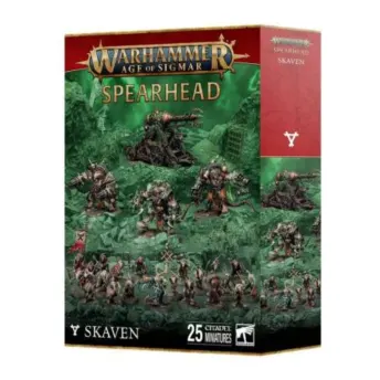 Warhammer Age of Sigmar Spearhead Skaven 25 Miniaturas