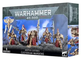 Warhammer 40K Adeptus Custodes Custodian Wardens 5 Miniaturas