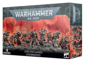 Warhammer 40K Chaos Space Marines Legionaries 10 Miniaturas
