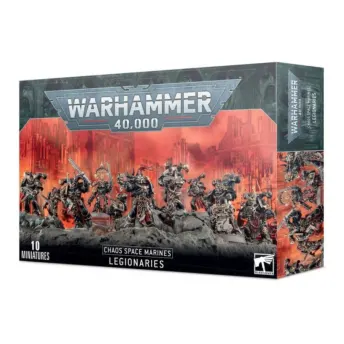Warhammer 40K Chaos Space Marines Legionaries 10 Miniaturas