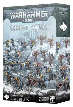 COMBAT PATROL pattuglia da combattimento SPACE WOLVES set di 21 miniature WARHAMMER 40K età 12+