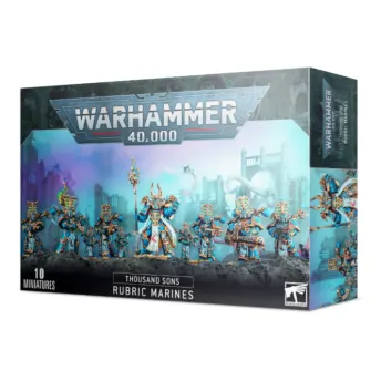 Warhammer 40K Thousand Sons Rubric Marines 10 Miniaturas