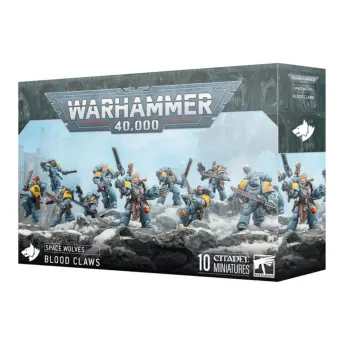 Warhammer 40K Space Wolves Blood Claws 10 Miniaturas