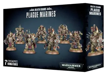 Warhammer 40K Death Guard Plague Marines 7 Miniaturas