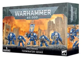 Warhammer 40K Space Marines Terminator Squad 5 Miniaturas