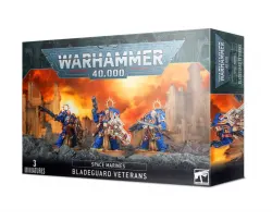 BLADEGUARD VETERANS space marines 3 MINIATURE warhammer 40k CITADEL età 12+ Games Workshop - 1