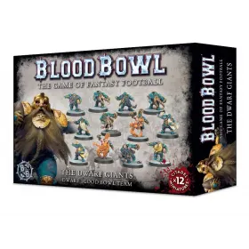 DWARF BLOOD BOWL TEAM the dwarf giants BLOOD BOWL con 12 miniature CITADEL età 12+ Games Workshop - 1