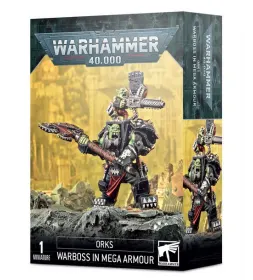 Warboss IN Mega Armour orks Kapoguerra IN Megarmatura orchi Warhammer 40k games workshop Citadel età 12+ Games Workshop - 1