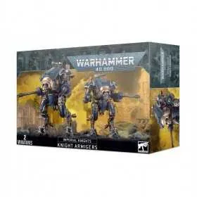 KNIGHT ARMIGERS Cavalieri imperiali 2 miniature Armigeri Warhammer 40000 Games Workshop - 1