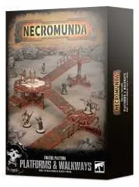 NECROMUNDA PLATFORMS & WALKWAYS scenery Thatos Pattern terreno di gioco Games Workshop - 1